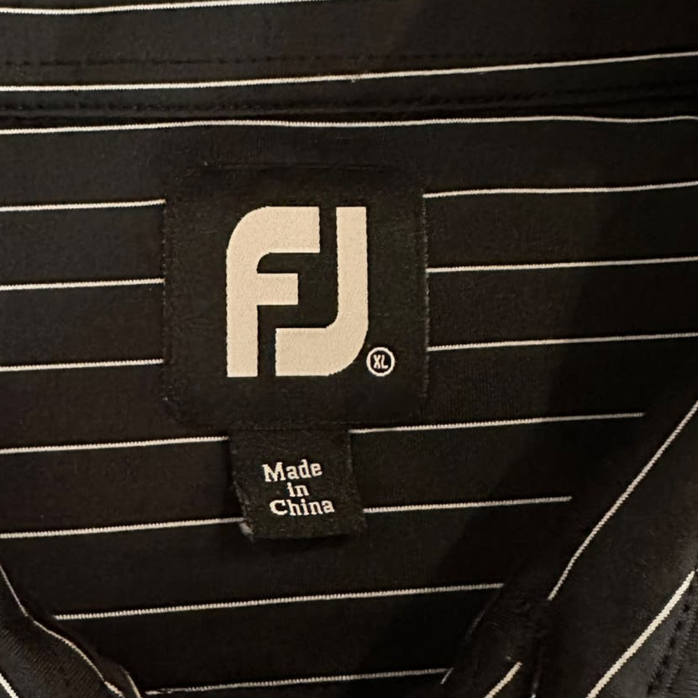 FootJoy Men's‎ ProDry Performance Classic Stripe Golf Polo - XL - Picture 4 of 6